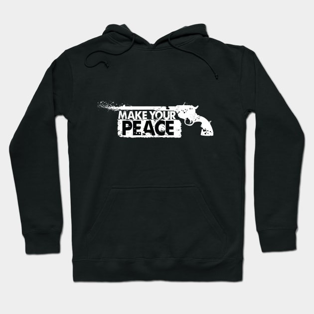 Make-Your-Peace-GhostVersion Hoodie by Alicorns_and_Devilhorns